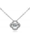 Four Leaf Clover Moissanite Diamond Necklace