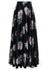 Blooming Peony Chiffon Maxi Skirt