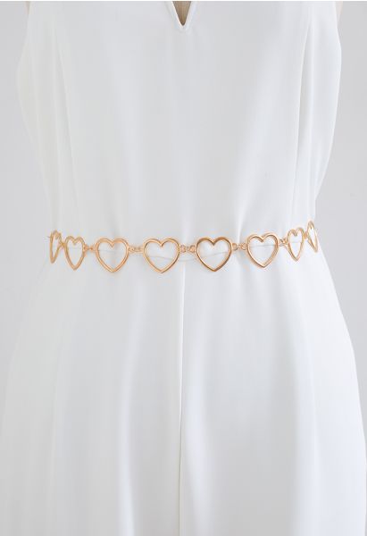 Golden Coin Multilayer Chain Belt