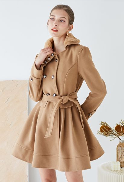 Chicwish Tailored Double-Breasted Belted Trench Coat