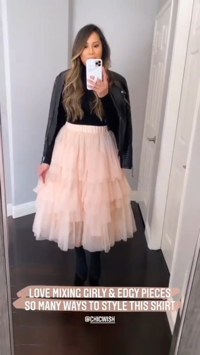 Nu Sheer Tulle Skirt, $69, shoptiques.com