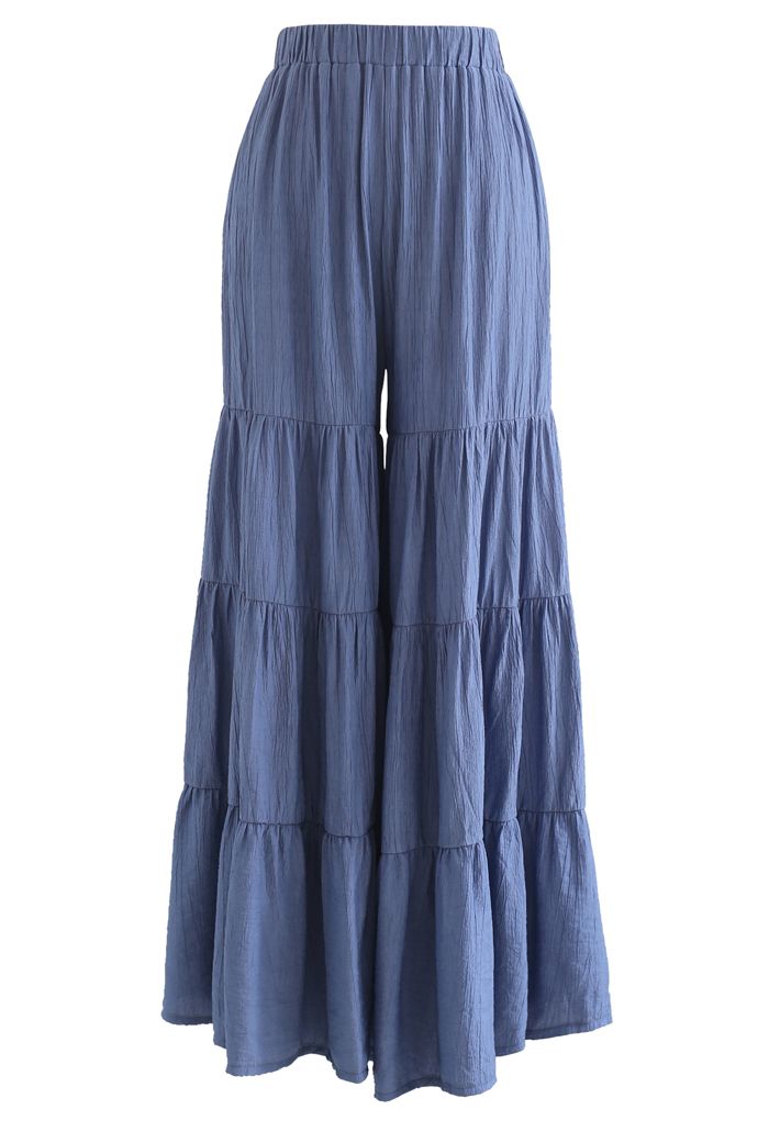 Sunny Days Wide-Leg Pants in Navy - Retro, Indie and Unique Fashion
