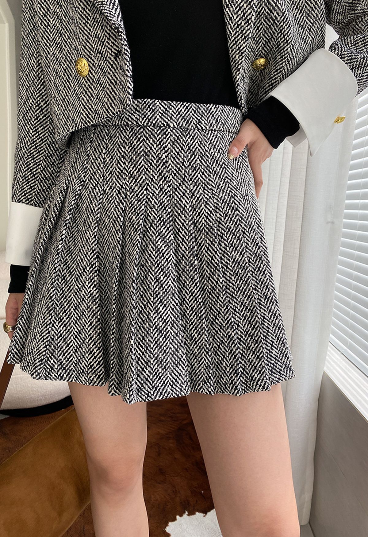 pleated mini skirt pattern