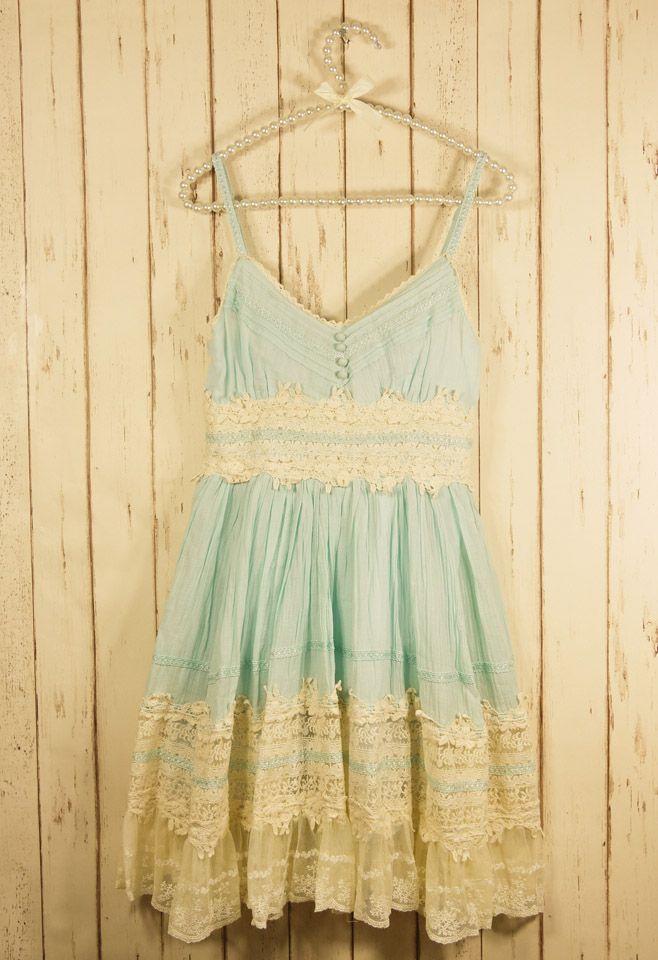 Mint Lace Dress