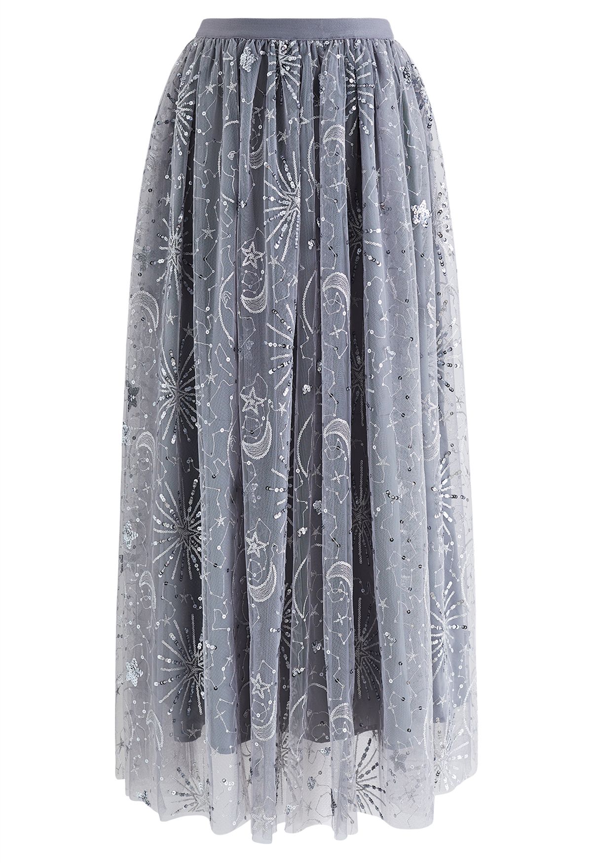 Chicwish Grey Tulle Skirt and Lace Crop Top  Tulle skirt, Stylish petite,  Grey tulle skirt