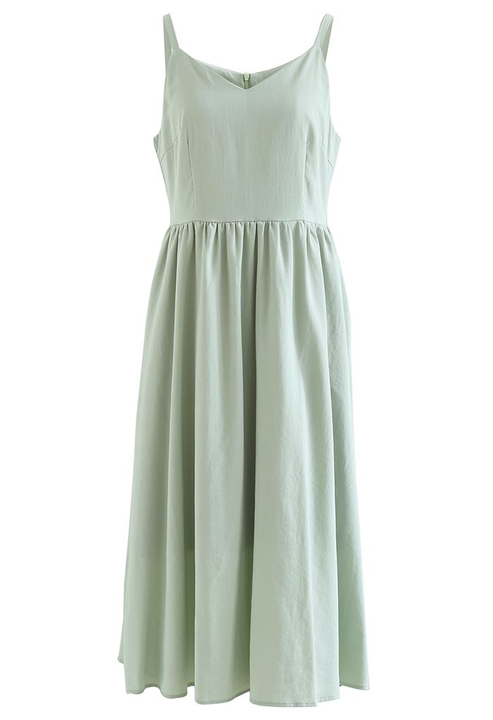 Just That Simple Cotton Cami Dress in Mint - Retro, Indie and Unique ...