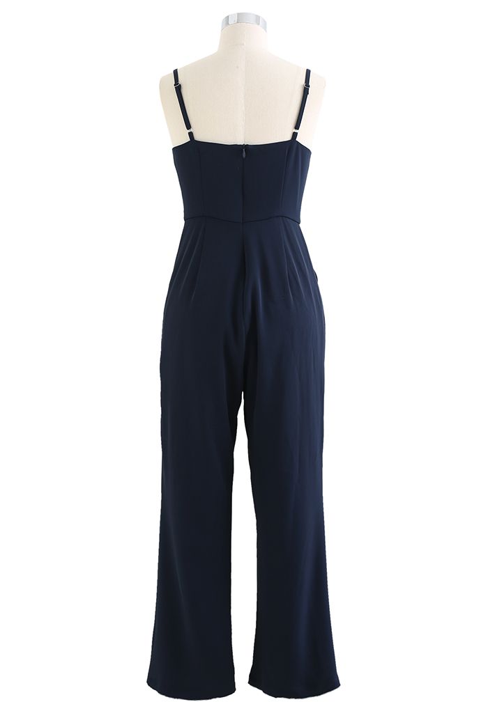 Eternal Neatness Cami Jumpsuit in Navy - Retro, Indie and Unique Fashion