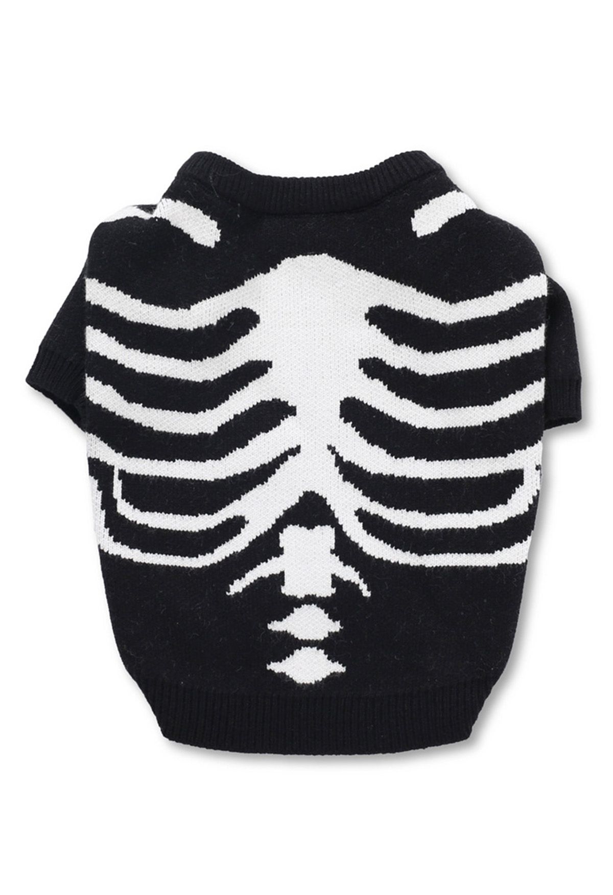 Skeleton Puppy Dog Halloween Sweater