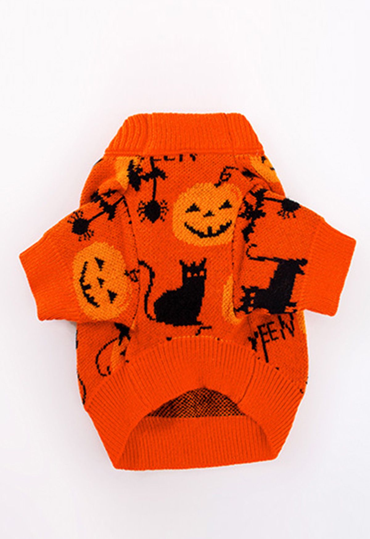 Halloween Vibe Jacquard Puppy Dog Sweater