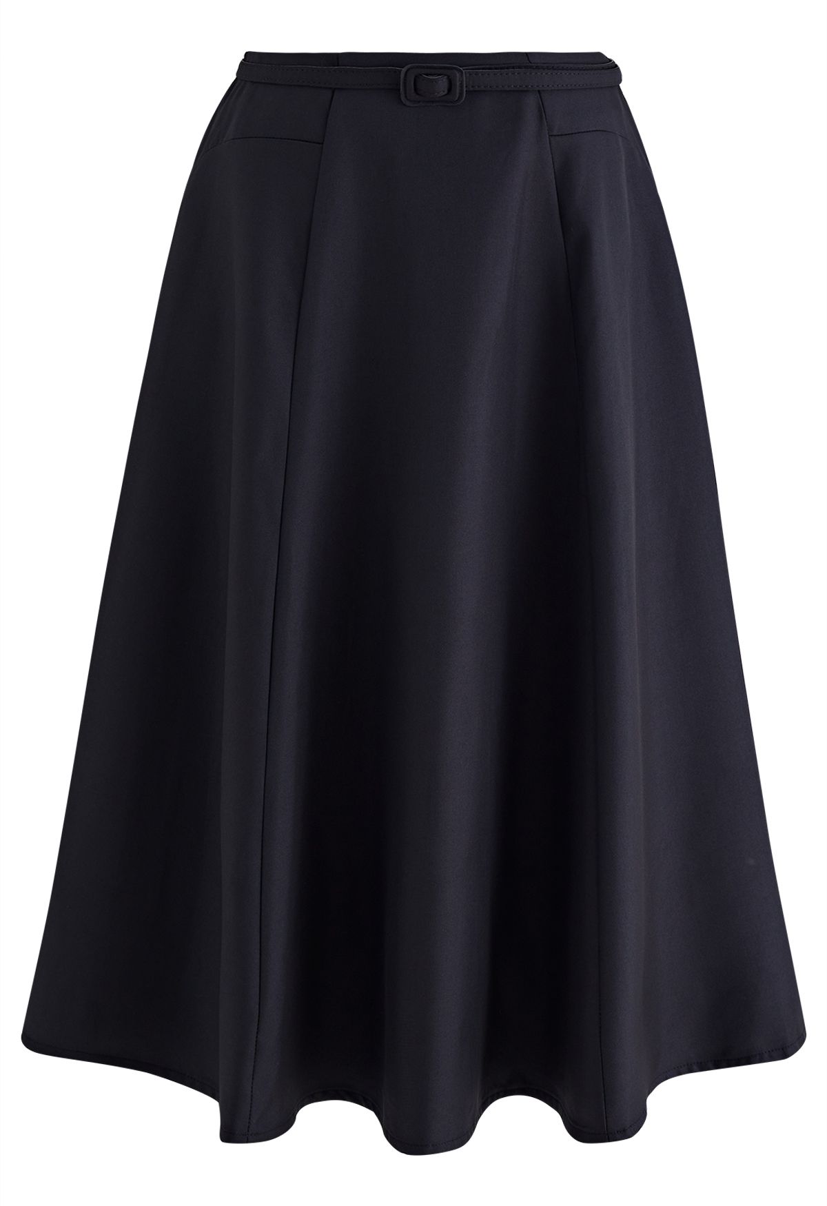 Black flowy midi top skirt