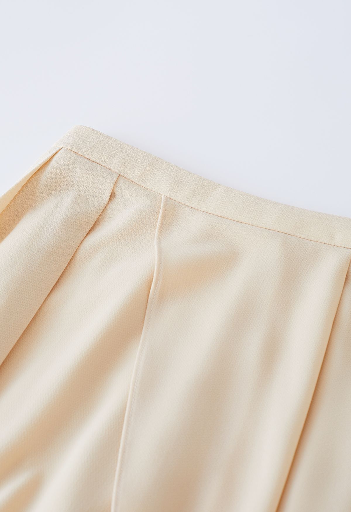 Tulip Pleated Ruched Maxi Skirt in Cream - Retro, Indie and Unique Fashion