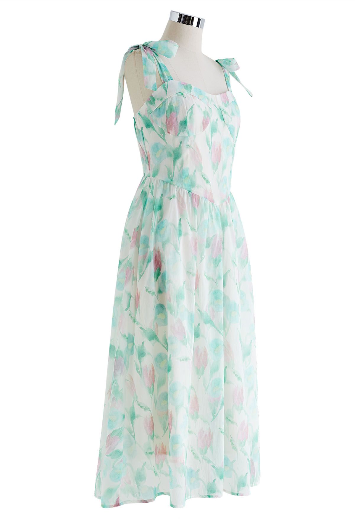 SC&CO midi rose bud floral dress