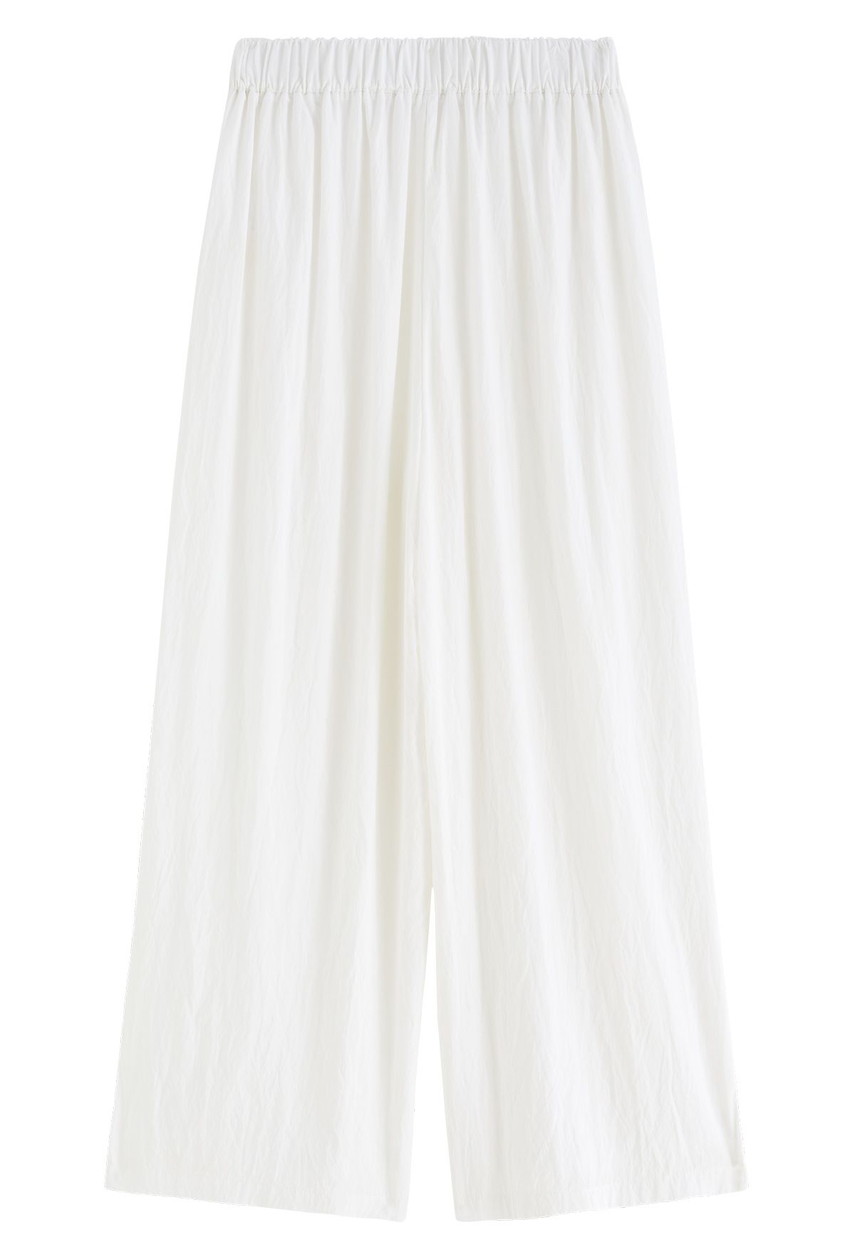 Breezy Ease Wide-Leg Pants in White