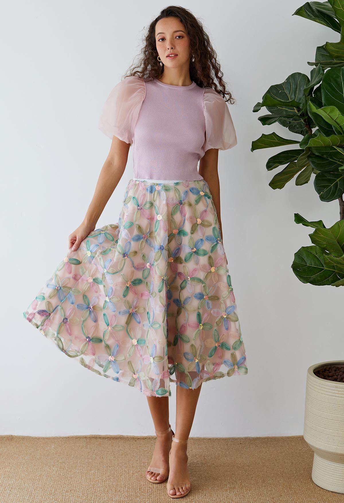 Flower 2025 skirt pastel