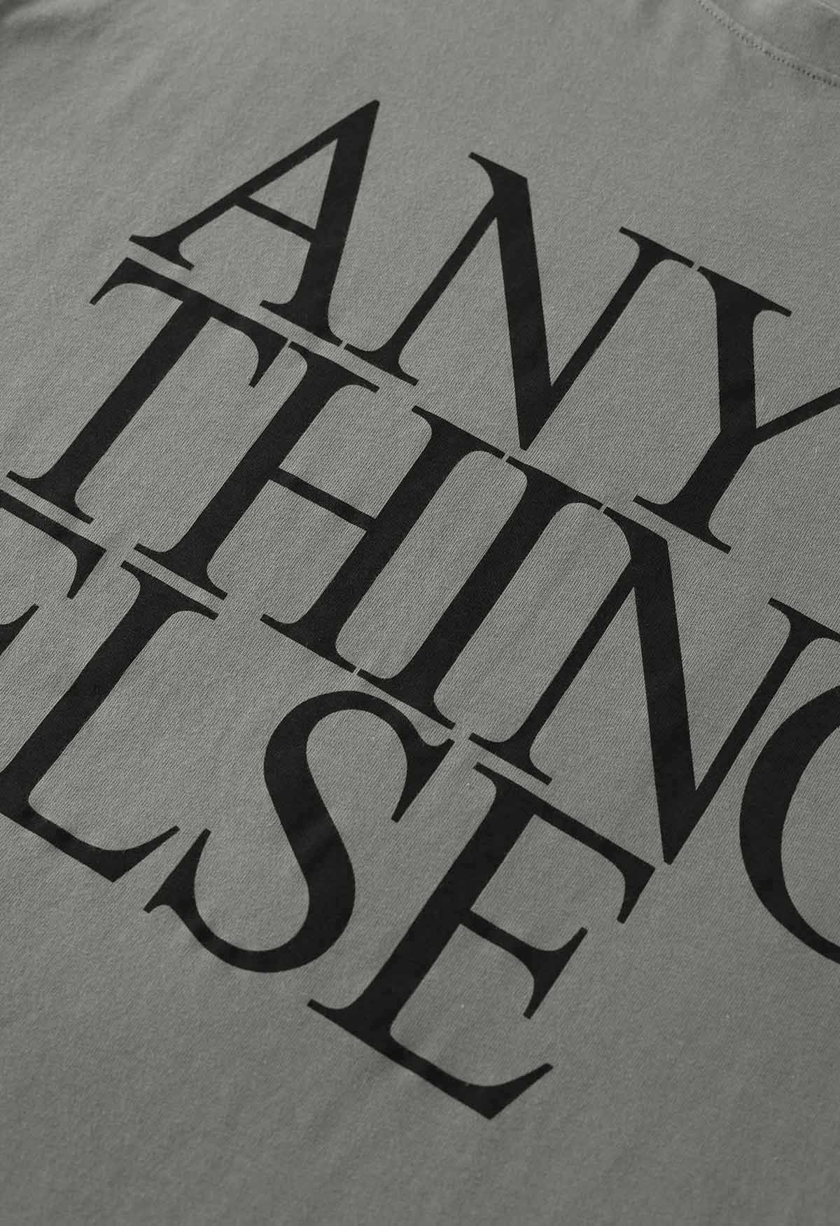 Anything Else Print Crew Neck T-Shirt