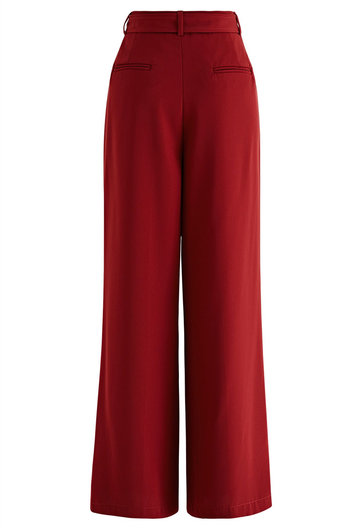 Made by Johnny Women's Knit Culottes Pants L RED