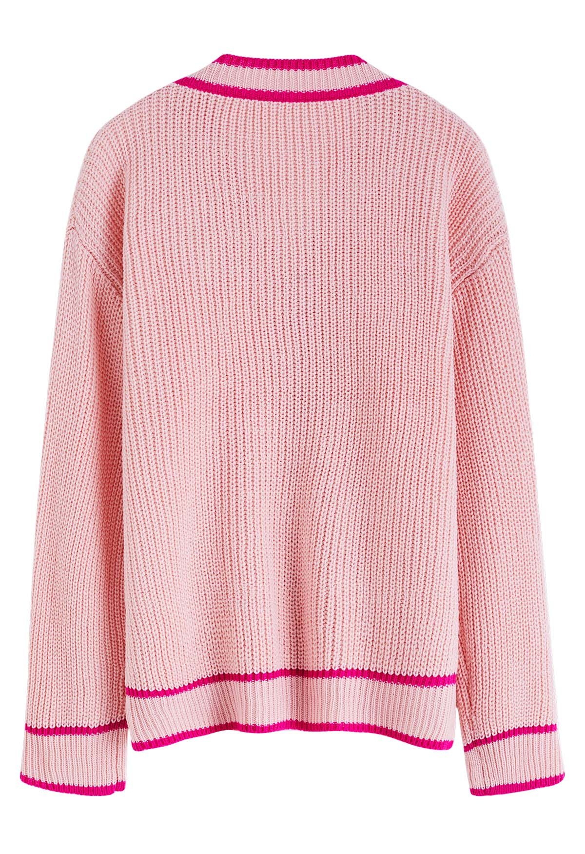 Nordstrom Signature Waffle Knit Boxy Cashmere Sweater deals Sz S Light Pink Ivory EUC