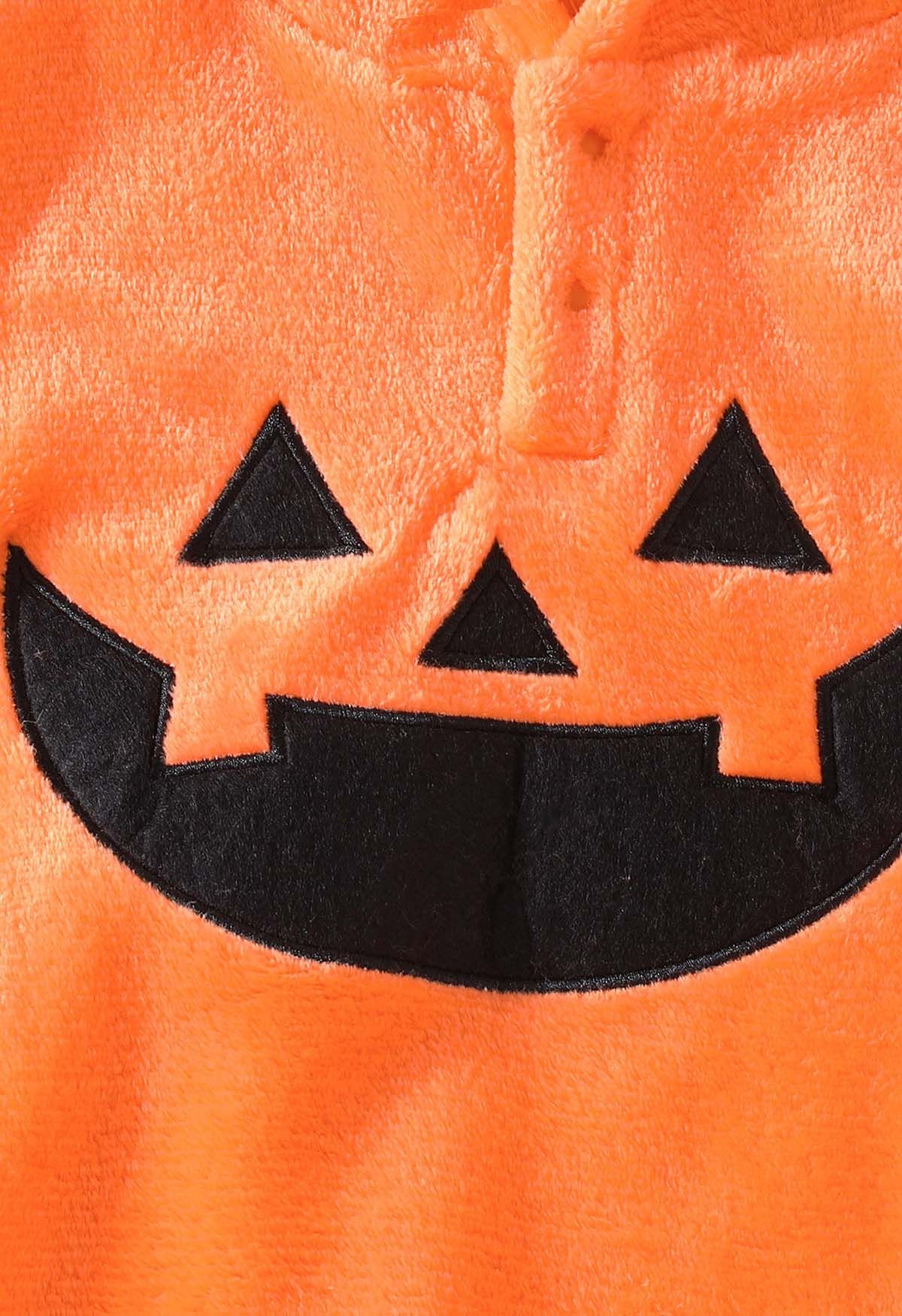 Wicked Pumpkin Poncho for Kids