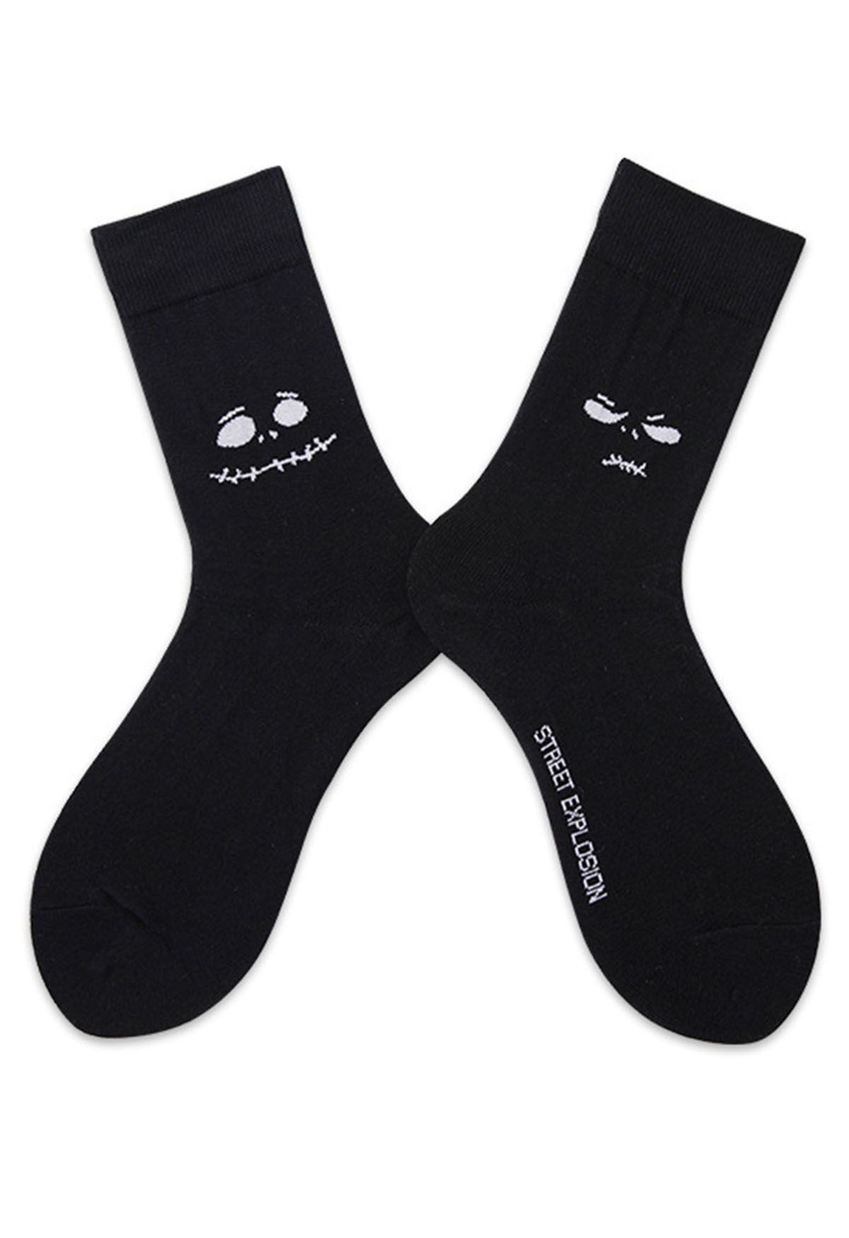 Little Devil Jacquard Crew Socks