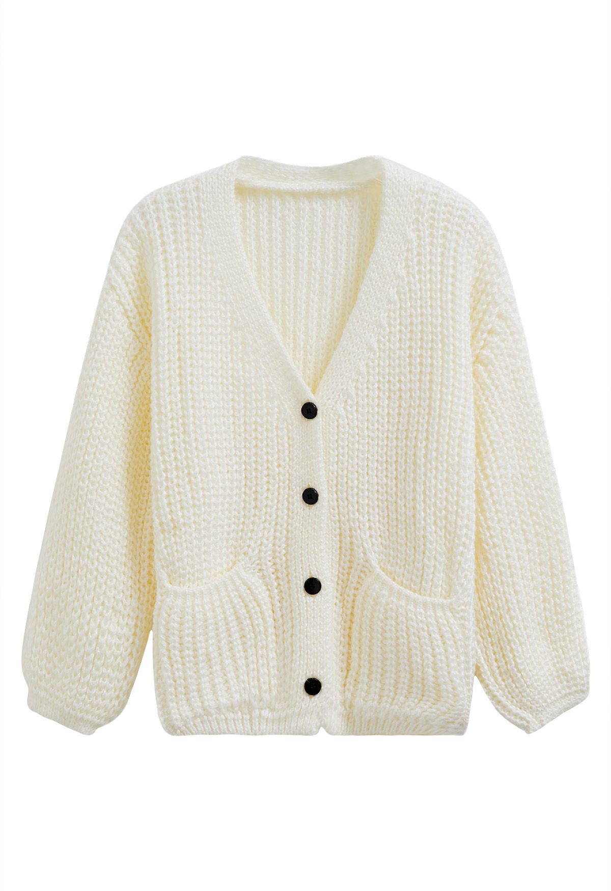 Cream cardigan clearance chunky