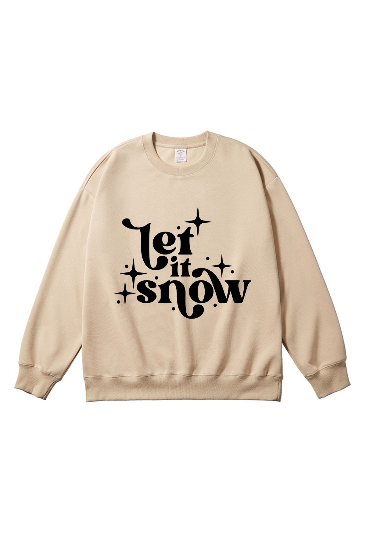 Let It Snow Printed Sweatshirt