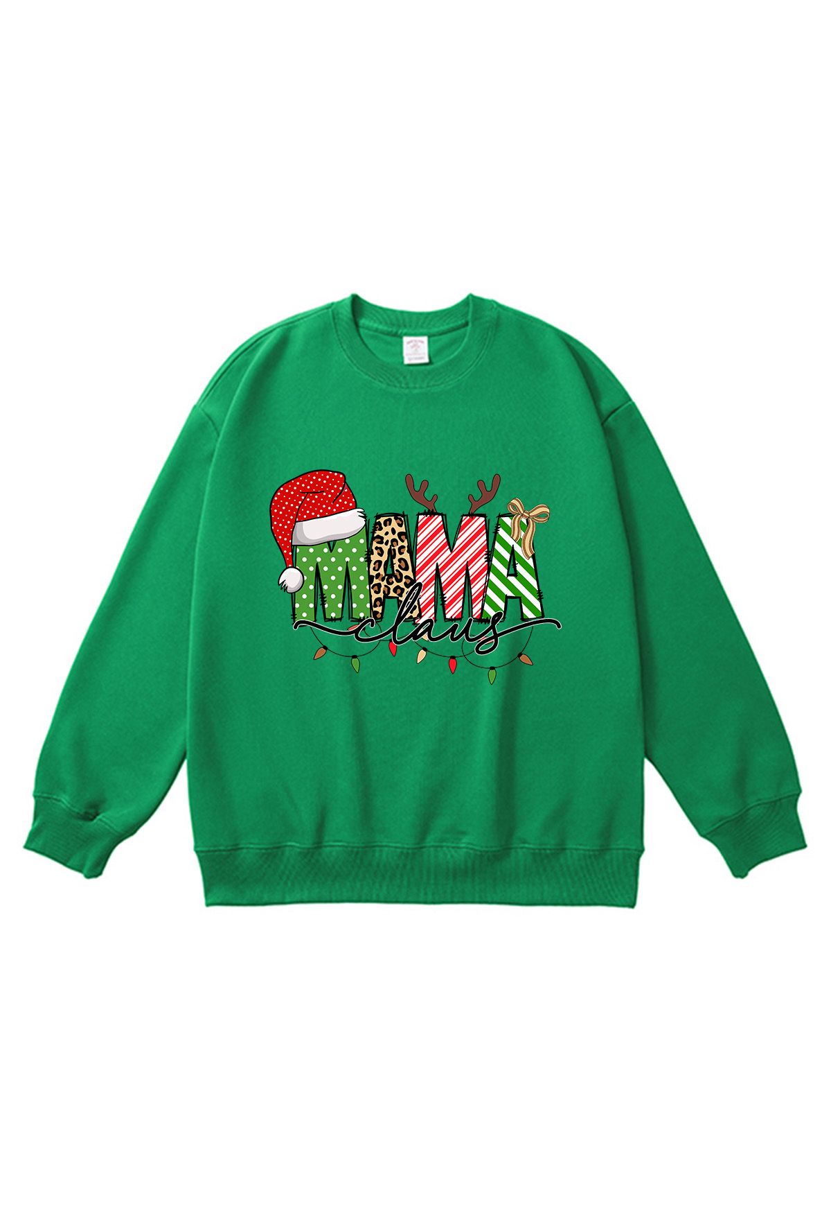 Christmas Vibe MAMA Printed Sweatshirt