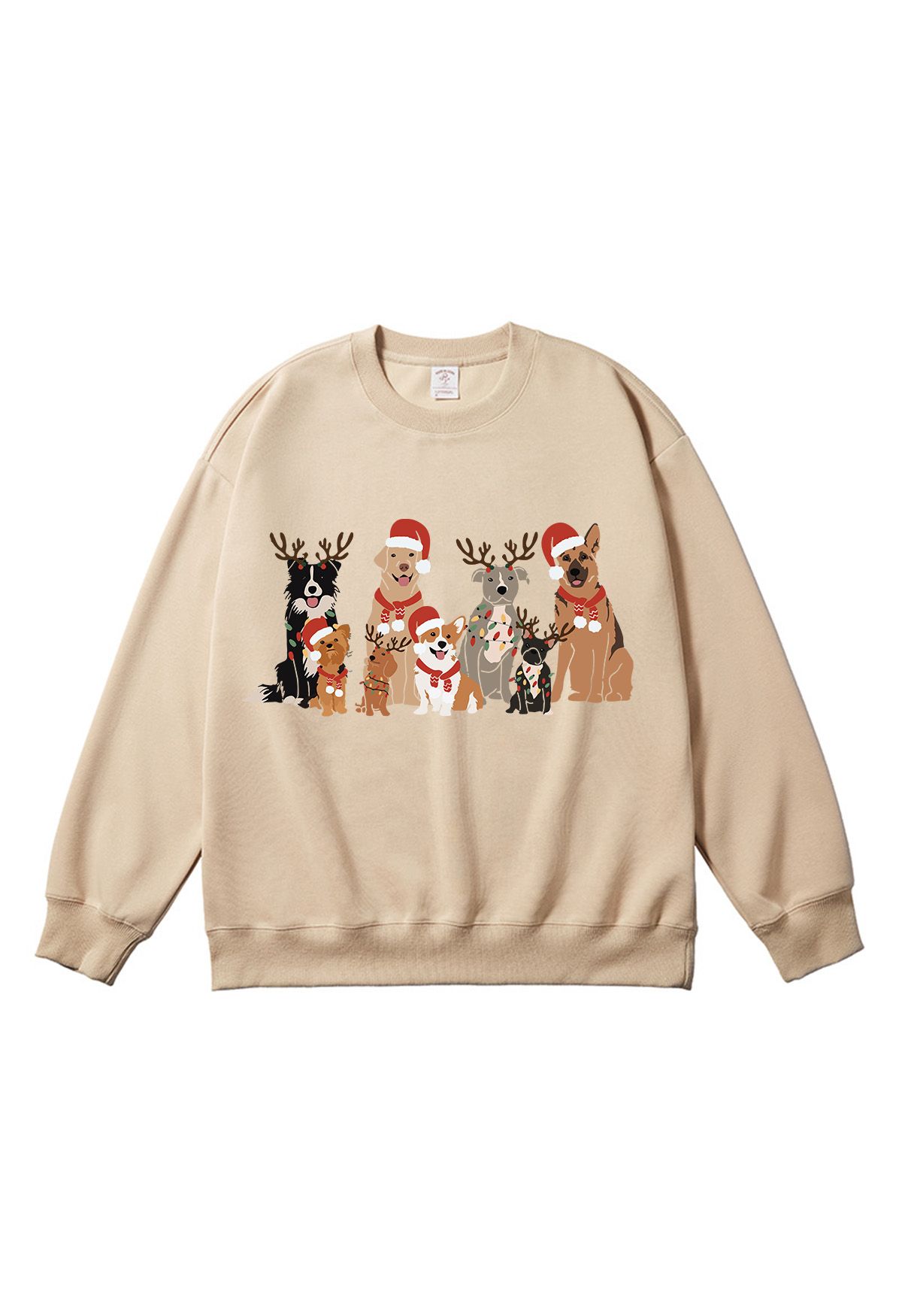 Animal Family Cartoon Print Sweatshirt