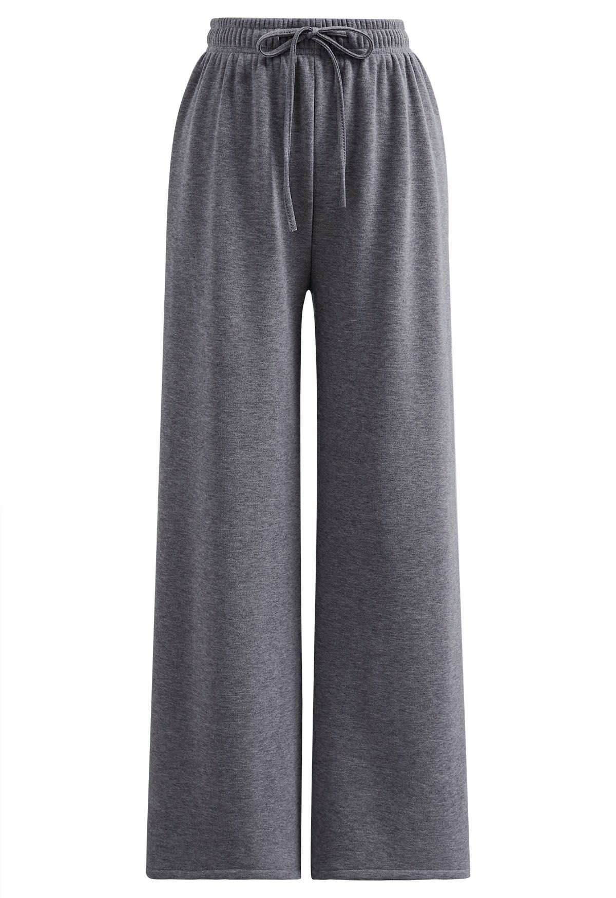 Velvet Lining Cozy Lounge Pants in Grey - Retro, Indie and Unique Fashion