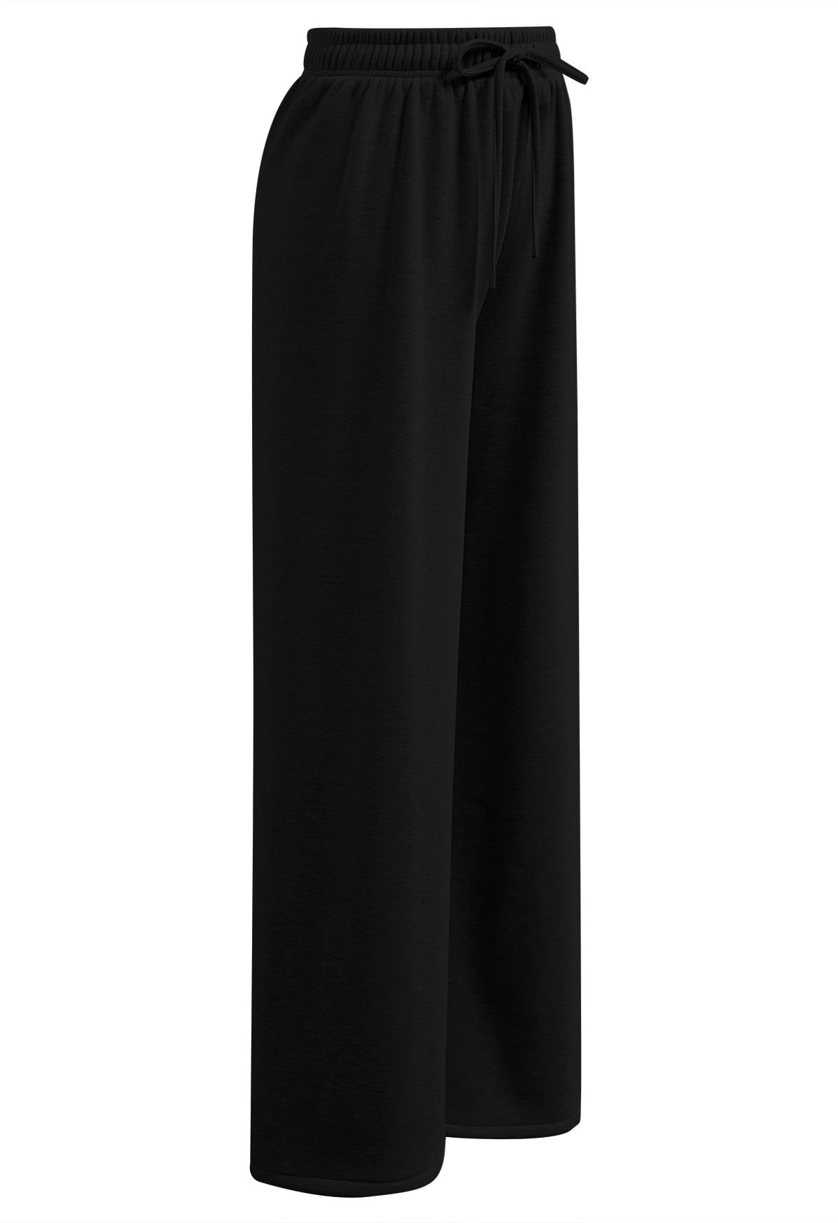 Velvet Lining Cozy Lounge Pants in Black