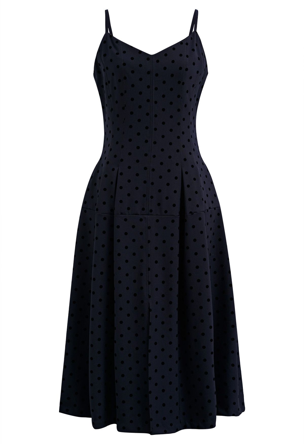 Sweetheart Neck Polka Dots Cami Dress