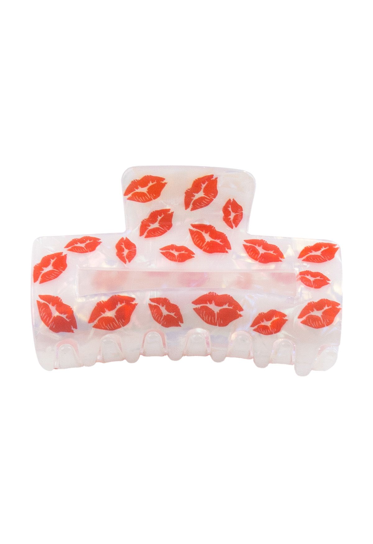 Orange Lip Hollow Out Hair Claw