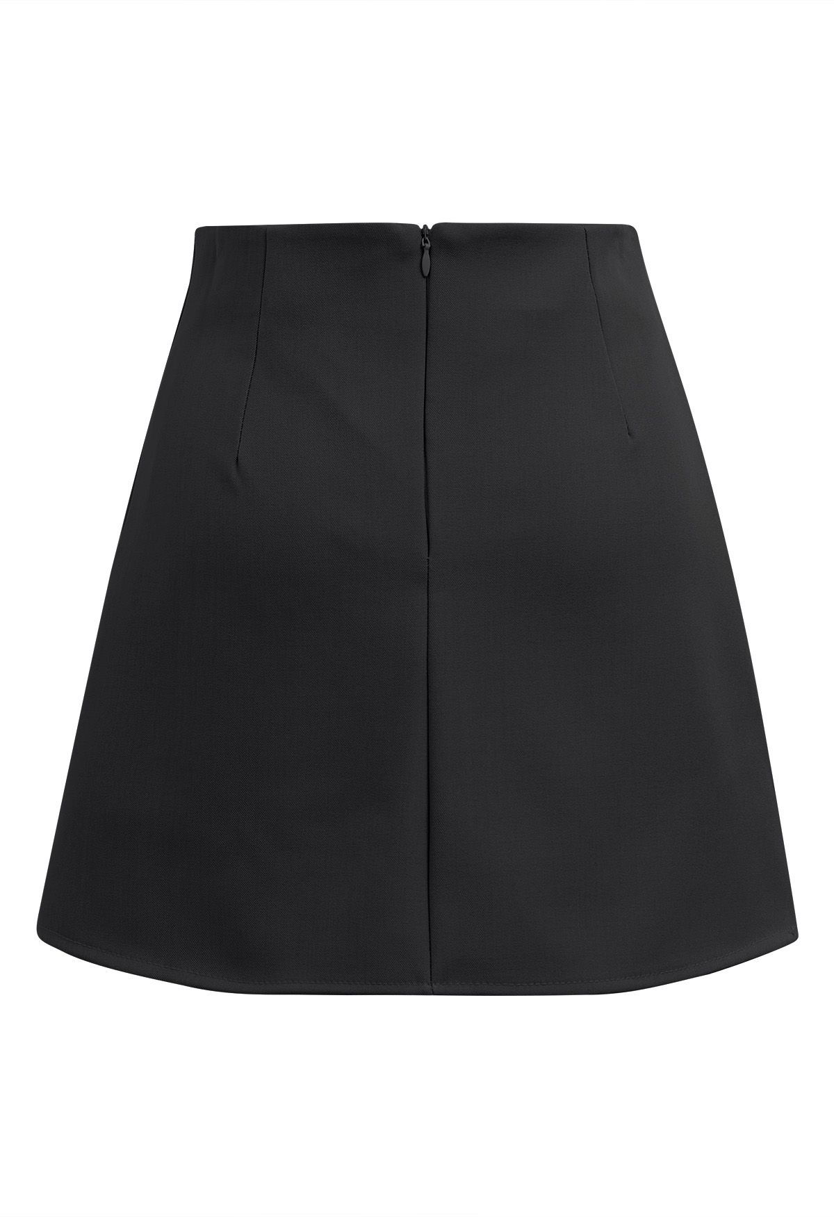 Little Bows Adorned Mini Skirt in Black