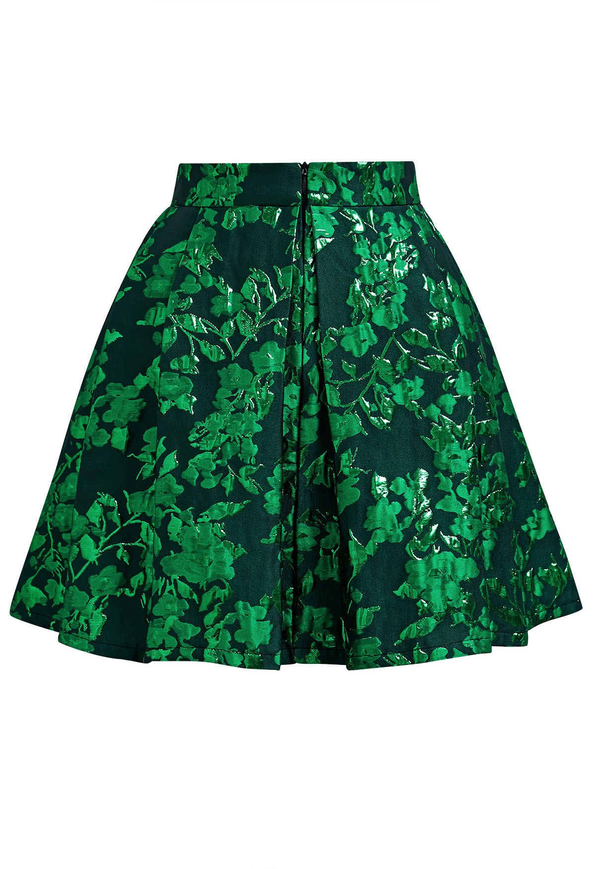 Floral pleated mini skirt best sale