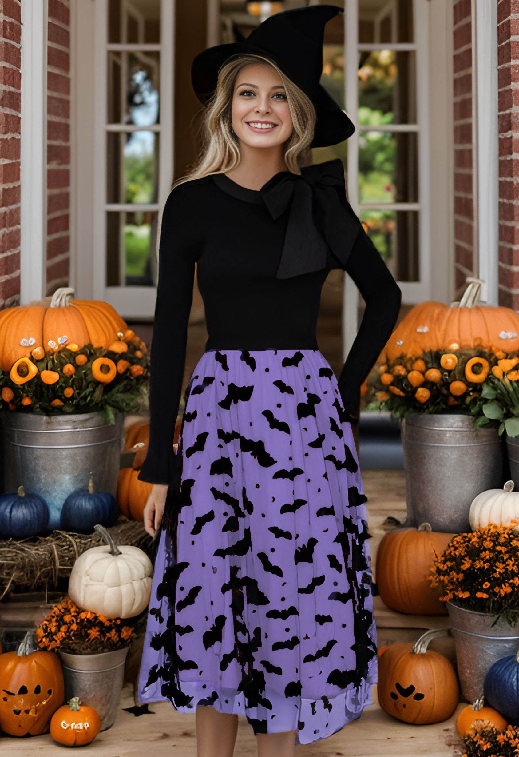 Halloween midi skirt hotsell