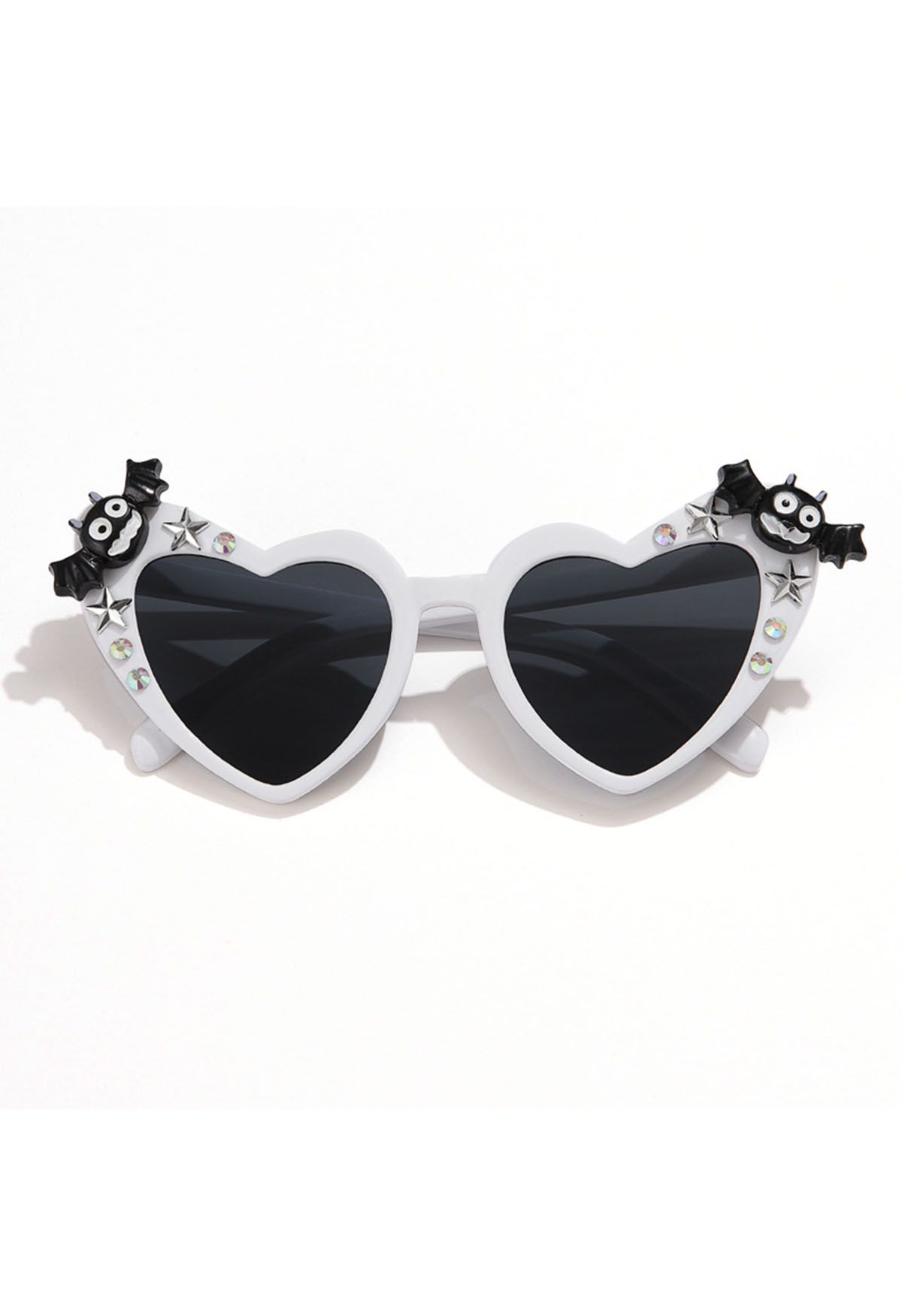 Funny Bat Heart-Shaped Sunglasses