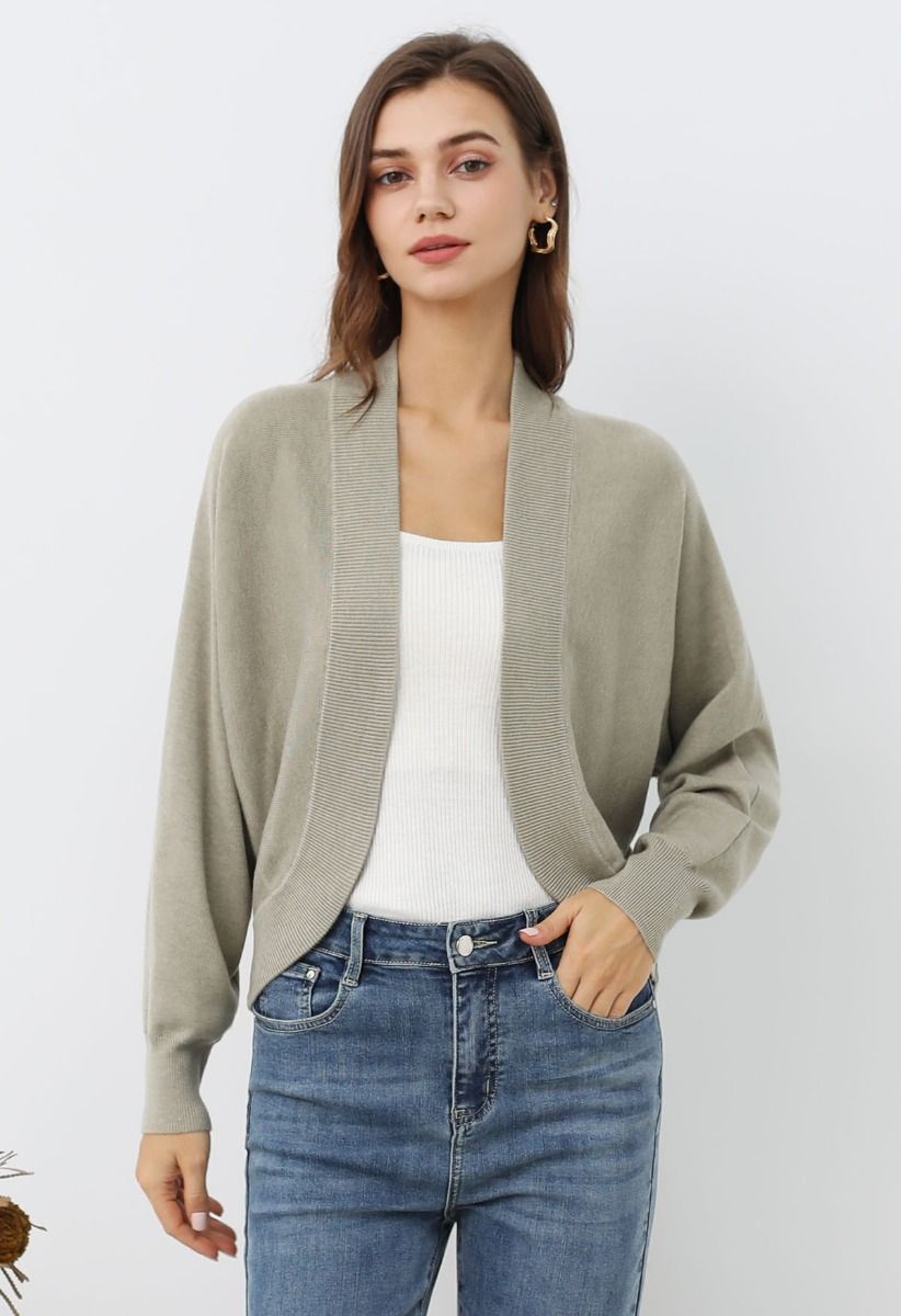 Open edge cardigan hotsell