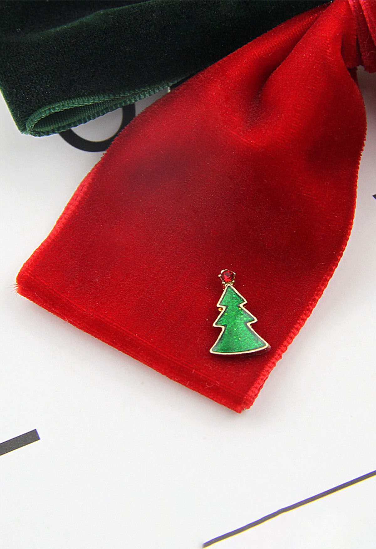 Holiday Vibes Contrast Bowknot Hair Clip