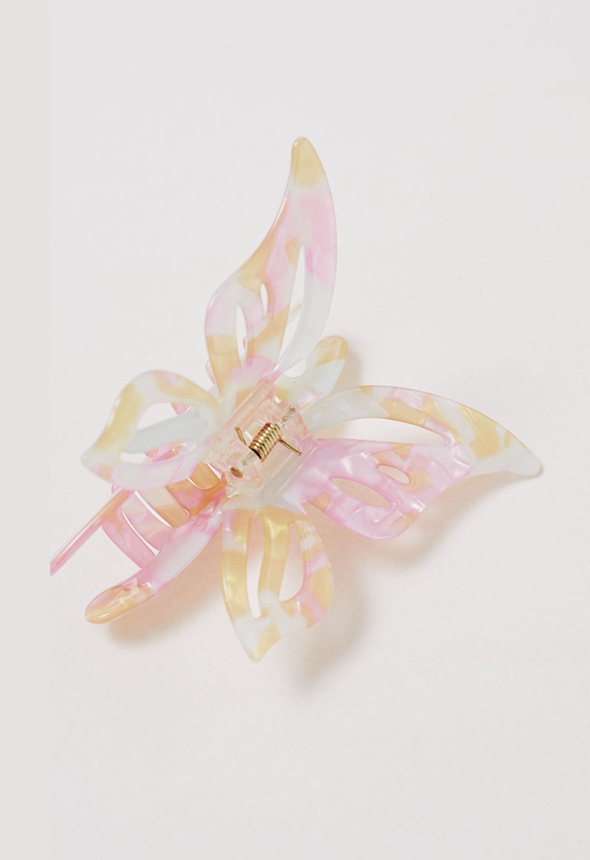 Dreaming Symphony Butterfly Hair Claw in Peach