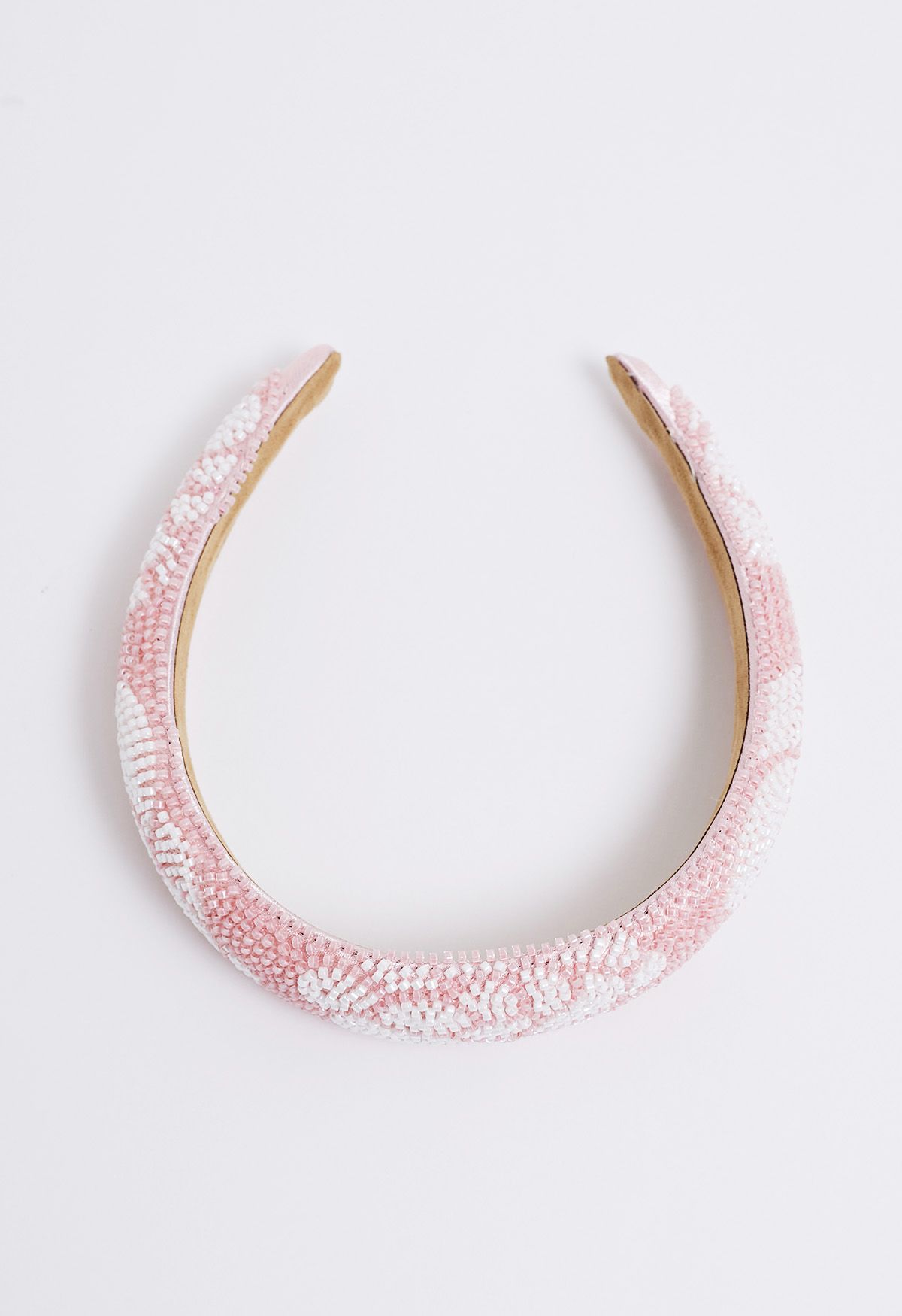 Floral Pattern Beaded Headband