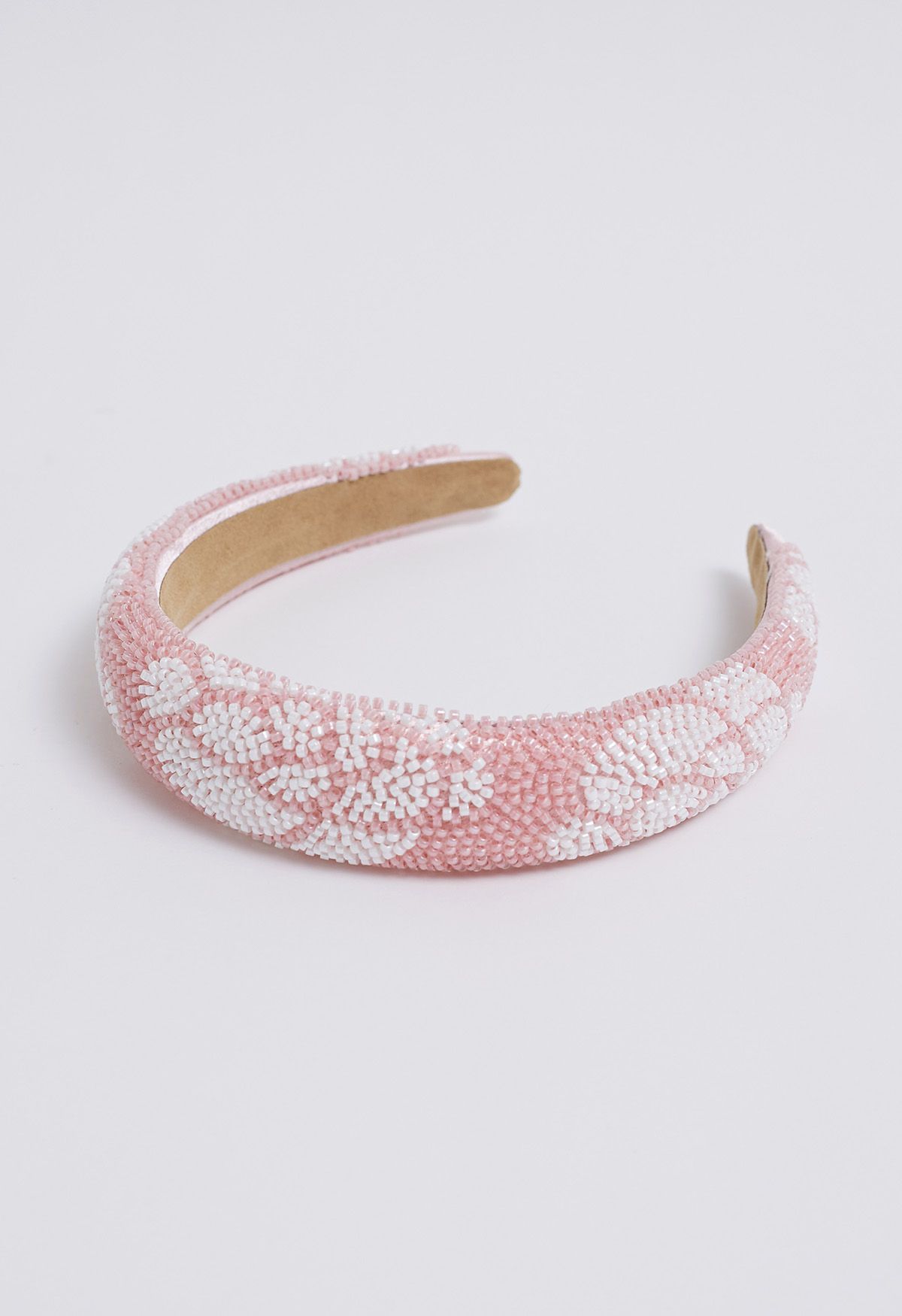 Floral Pattern Beaded Headband