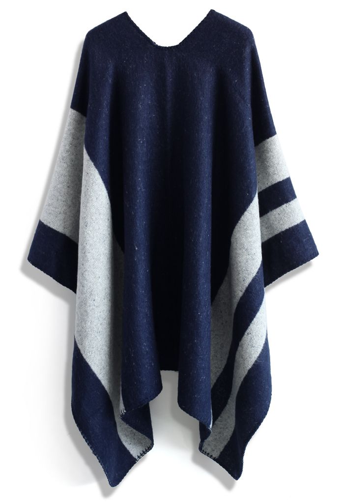 Winsome Blue Blanket Cape - Retro, Indie and Unique Fashion