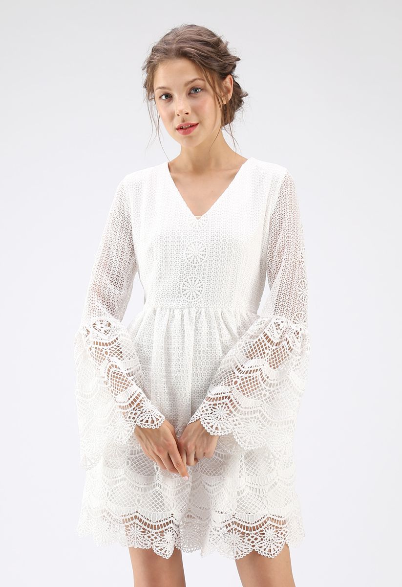 Love Like This Cross Back Crochet Dress - Retro, Indie and Unique Fashion