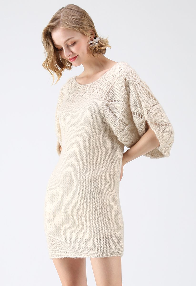 knit shift dress