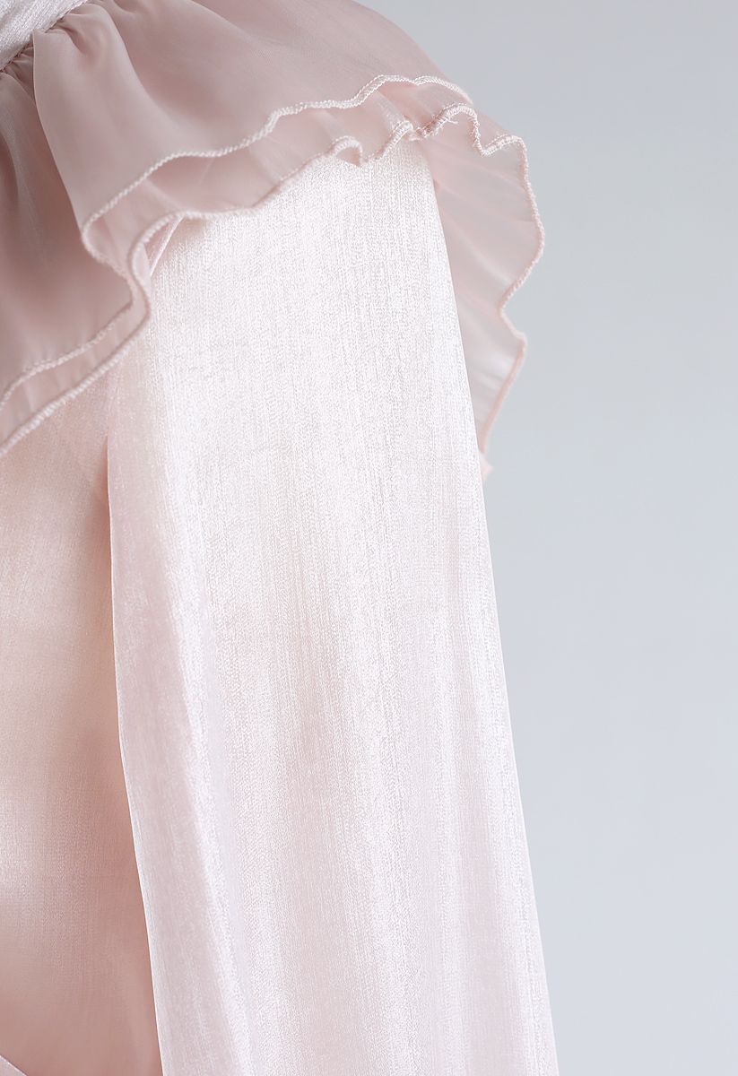 Close to Dream Tiered Ruffle Top in Pink