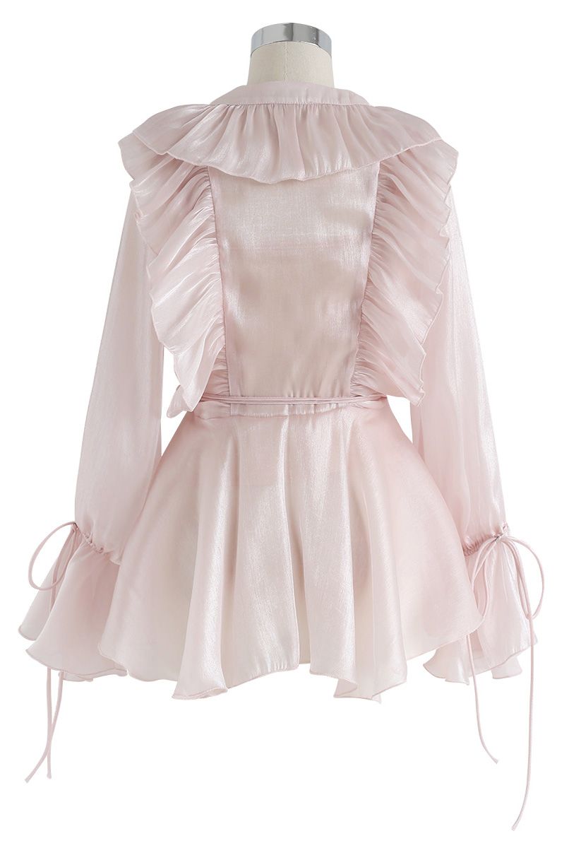 Close to Dream Tiered Ruffle Top in Pink