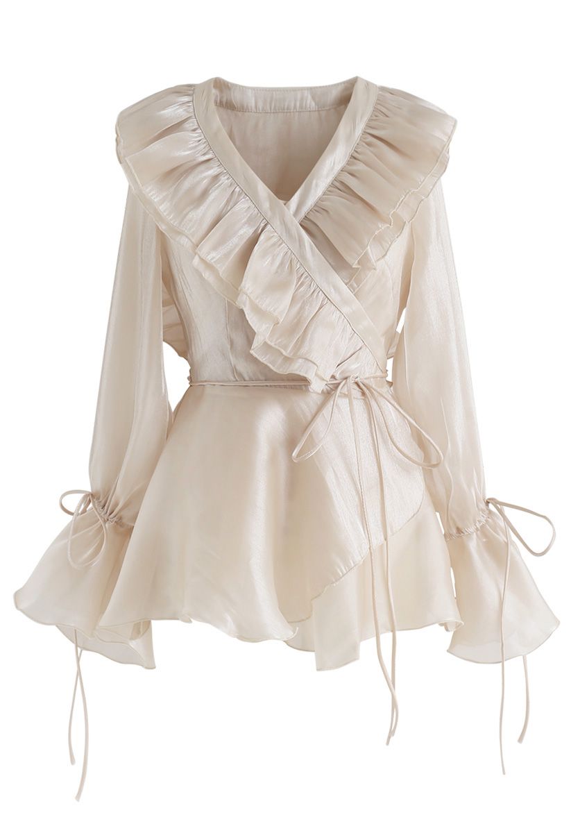 Close to Dream Tiered Ruffle Top in Cream