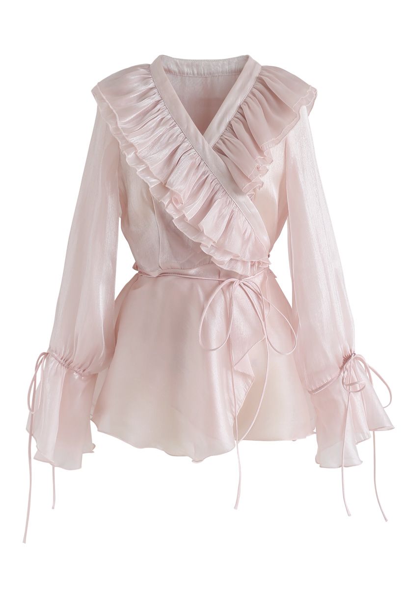 Close to Dream Tiered Ruffle Top in Pink