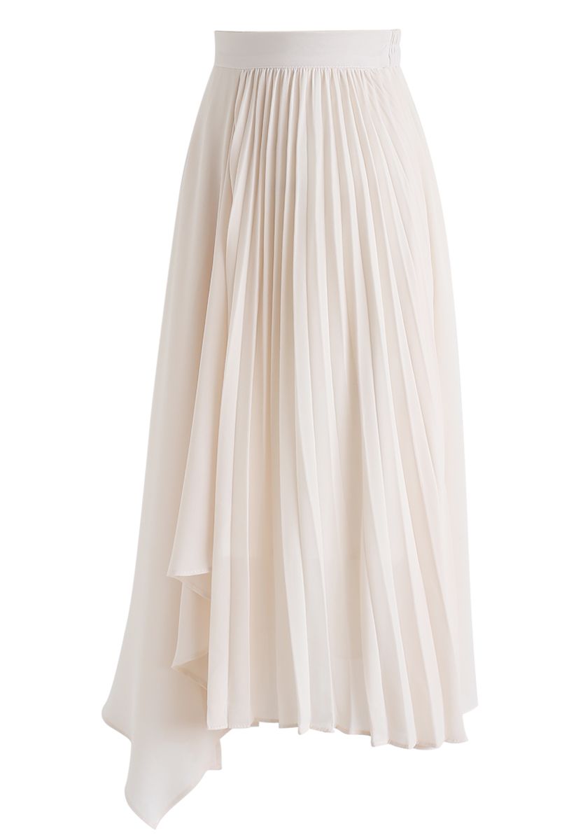 On My Mind Asymmetric Chiffon Skirt