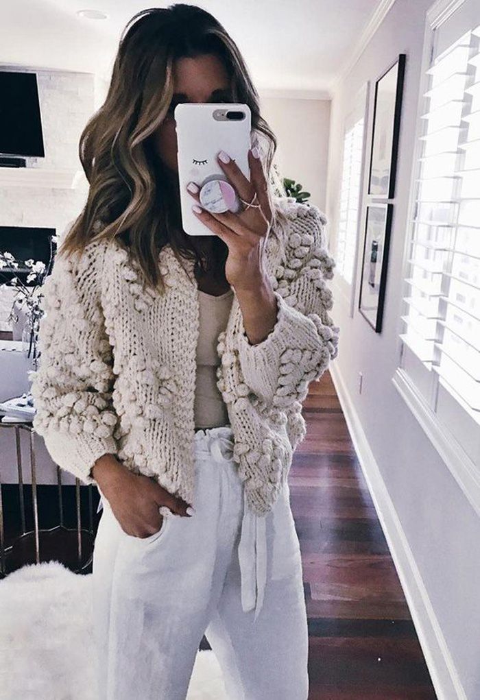 Knit Your Love Cardigan in Retro, Ivory Fashion and Unique - Indie