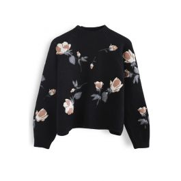 NVR Worn Sweet Floral on Black Print ComfyS/S TOP - Clothes for sale in  Bangsar, Kuala Lumpur